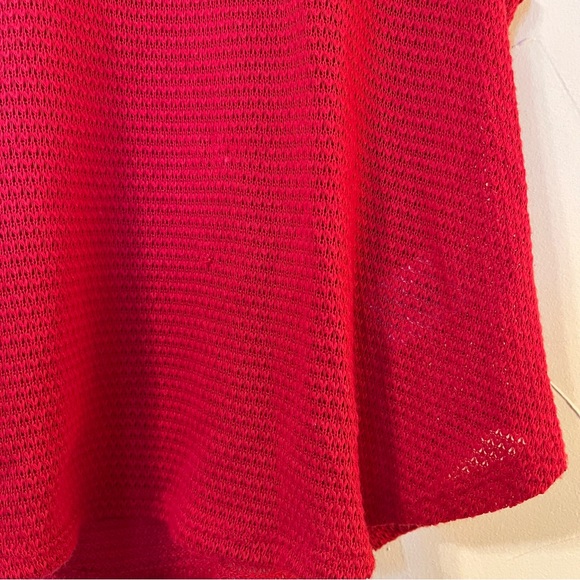 H.I.P. Sleeveless Red Top - Size Large - Picture 5 of 10